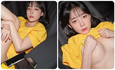Foto-foto seks Adek, seorang gadis Tiongkok super imut dengan kemeja kuning