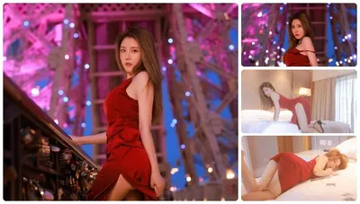 التقاط صور فنية ليلية مع فتاة جميلة (50 صورة)