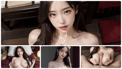 Foto seks AI supermodel Tetek sangat merangsang