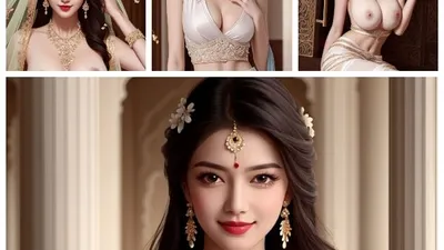 極美印度女孩AI情色照