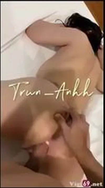 A girl with a big butt in the doggy style position, moaning and screaming in intense arousal, is getting fucked