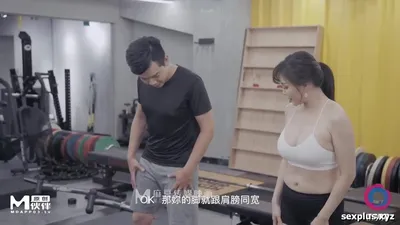 A girl with big breasts went to the gym and got groped by her personal trainer, leaving her completely numb