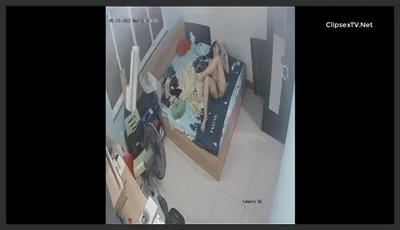 Hack Camera of College Girl Masturbating for 14 Minutes