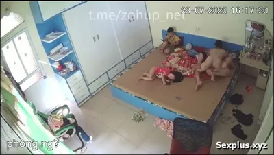 Hack of a young couple having sex in front of their child, who was playing on their phone