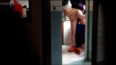 My mother-in-law came to visit and took the opportunity to have sex with my wife in the kitchen