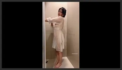 TikToker Nguyen Thi Huong Shows Off Her Body in a Shower