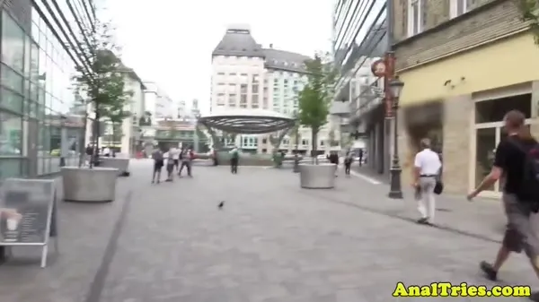 Blondes Luder bekommt seinen harten BBC